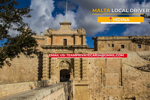 Tour di Malta : Auto privata- Mdina, Marsaxlokk, Grotta Azzurra