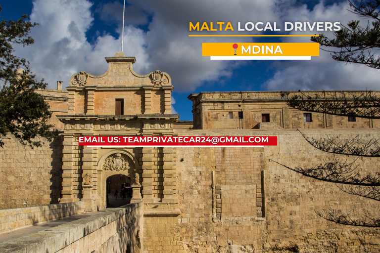 Tour di Malta : Auto privata- Mdina, Marsaxlokk, Grotta Azzurra