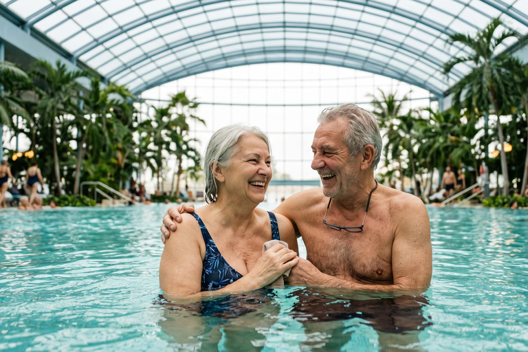 Therme Bucharest Tickets & Transfer - Palm, Galaxy, Elysium 12 hours Therme Bucharest Palm, Galaxy Access & Transfer