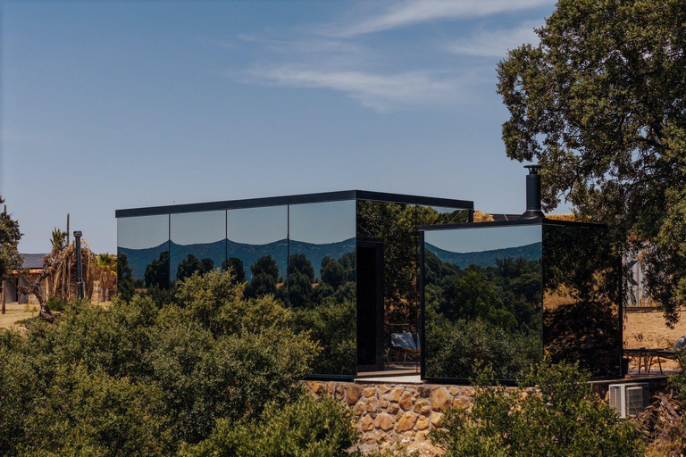 Starlight Stargazing Night in a Mirror House