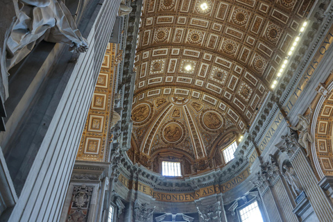 Rome: St. Peter’s Basilica & Underground Tombs Tour Group Tour in French