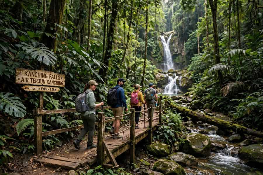 Kuala Lumpur: Batu-Höhlen, Ramayana-Höhlen & Kanching-Wasserfälle. Foto: GetYourGuide