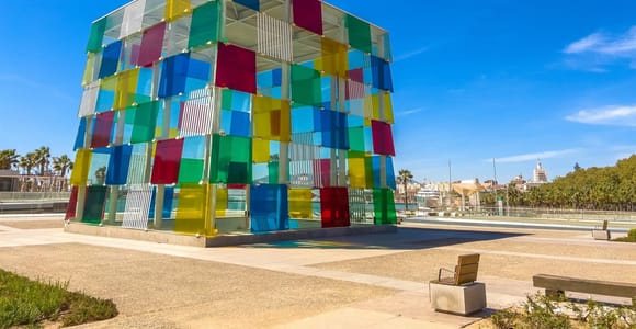 Malaga: Centre Pompidou Malaga Ticket and City Audio Guide