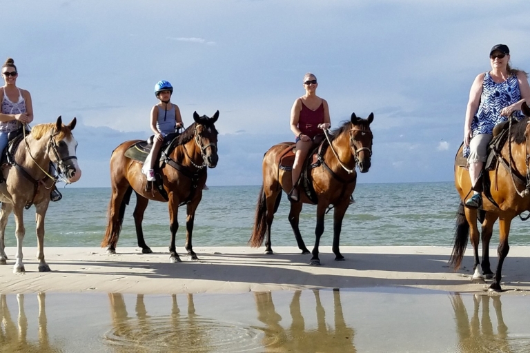 Cartagena: Excursión a caballo por la playa al atardecer