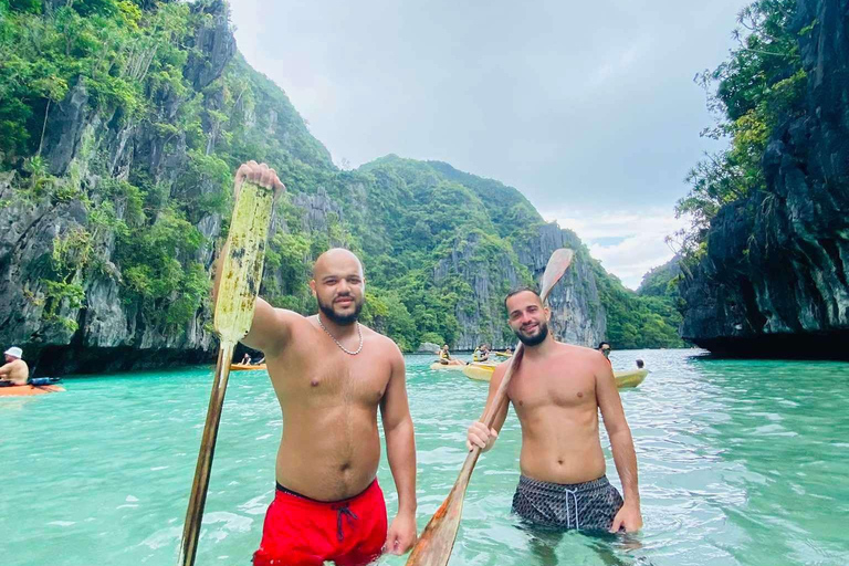 El Nido: Privétour met de boot A naar Big Lagoon en stranden