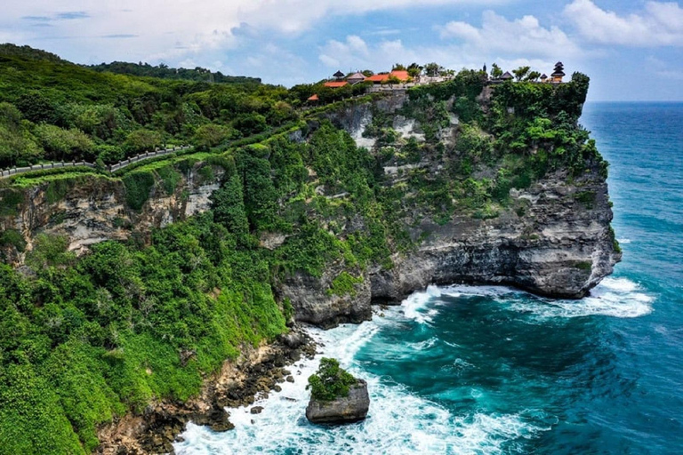 Bali: Tanah Lot, Padang-Padang och solnedgång i Uluwatu-templet