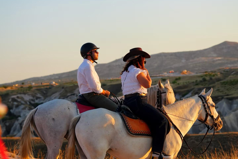 Cappadocia: Guided Horse Riding Tour in Love/Rose Valley Sunset Horse Riding Tour
