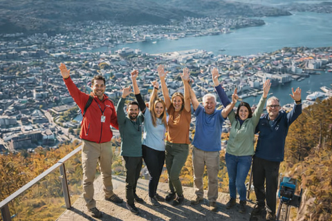 Bergen: Ulriken & Fløyen Tour (Cruise Friendly)