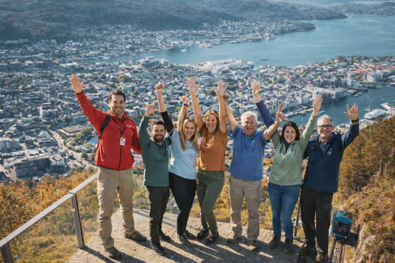 Bergen: Ulriken & Fløyen Tour (Cruise Friendly)