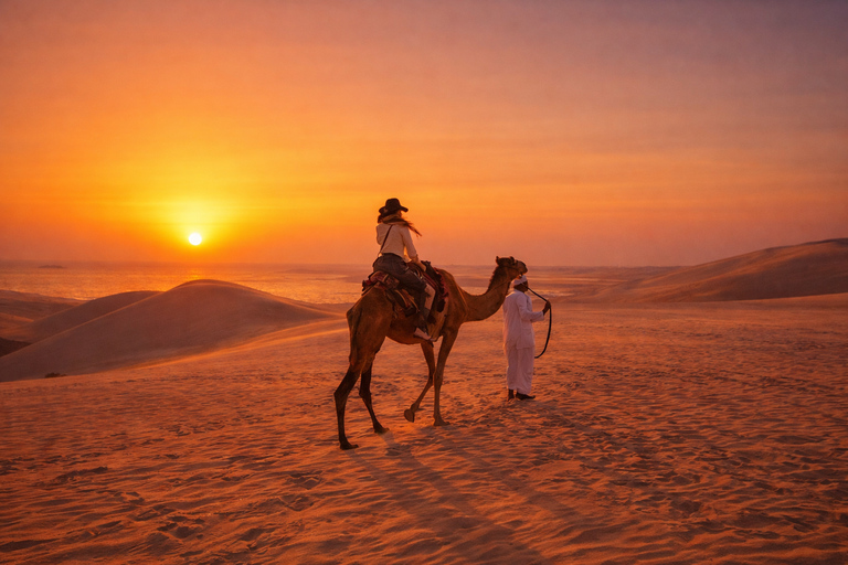 Doha Sunset Desert Safari: Dune Bashing, Camp & Dinner
