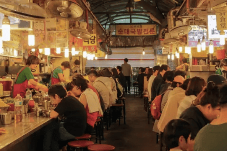 Séoul : visite culinaire en petit groupe avec dégustations
