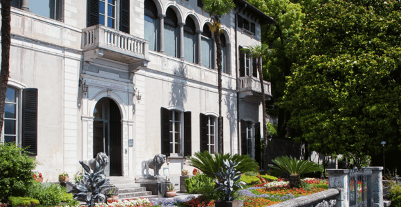 Villa Monastero in Varenna with aperitif