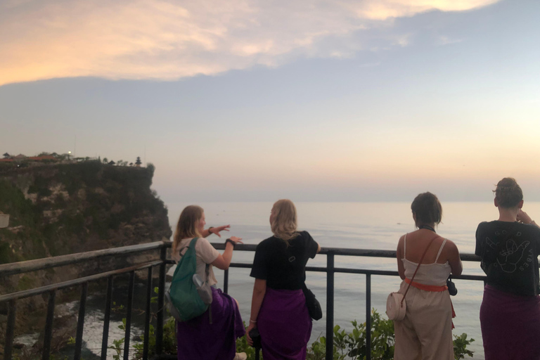 Bali: Tanah Lot, Padang-Padang och solnedgång i Uluwatu-templet