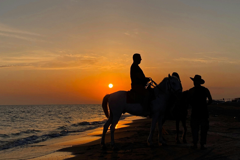 Girona: Full Moon Horseback Ride with Refreshments