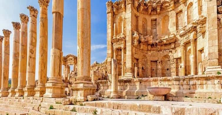 Lost in Time: Navigating the Majestic Jerash Ruins in Jordan - Admiring the South Theatre