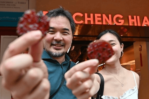 Cultura Hawker da UNESCO: Tour gastronômico em ChinatownPARTICIPAR DE UMA EXCURSÃO EM GRUPO