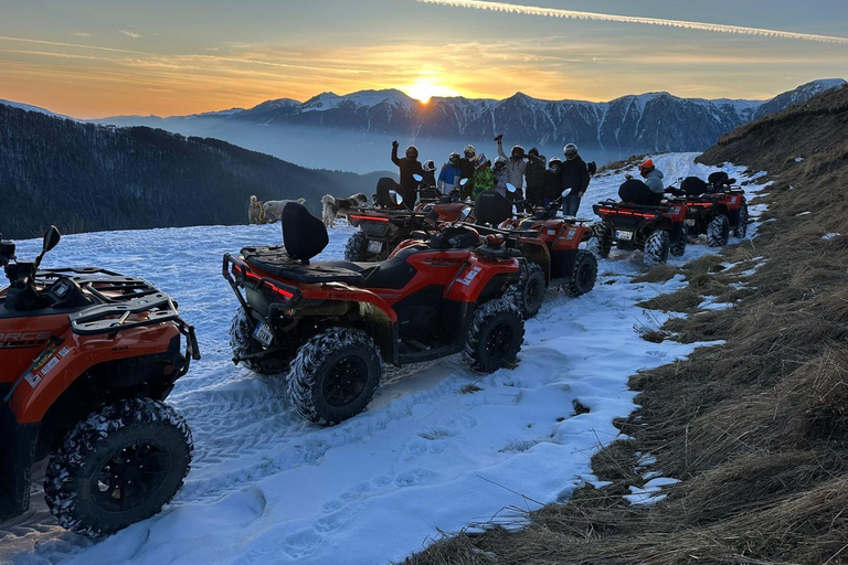 ATV or Snowmobile Mountain Tour from Bucharest