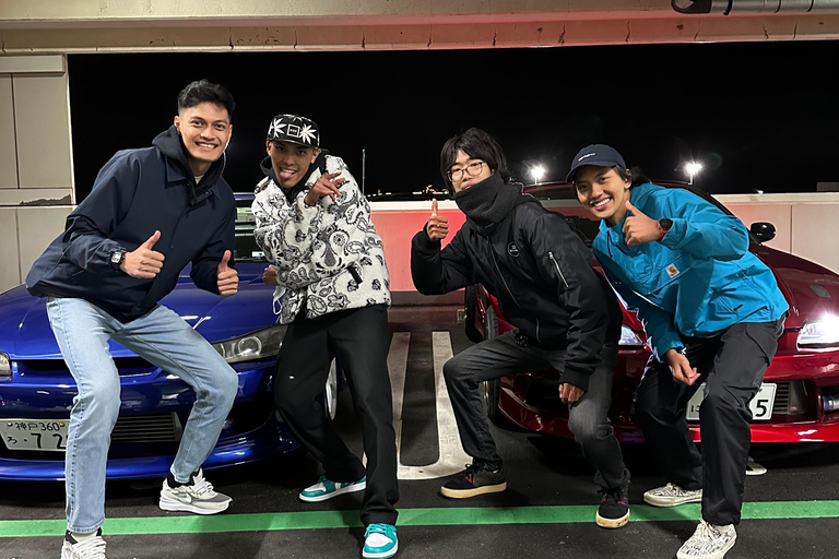 Tokyo e Daikoku di notte in un Fast and Furious Skyline 34Gruppo privato