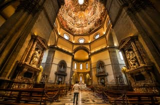 Florenz: Erster Eintritt in den Dom, Schlüsselbewahrer & Aufstieg in die Domkuppel