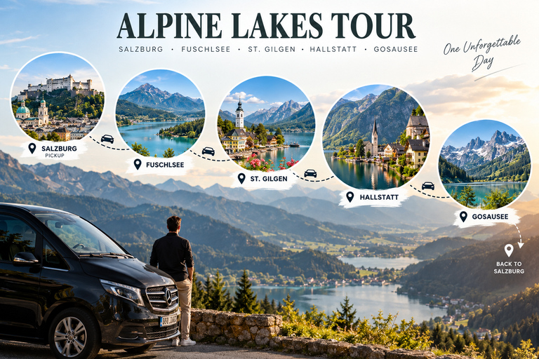 Salzburg: Hallstatt & Alpine Lakes Private Guided Tour