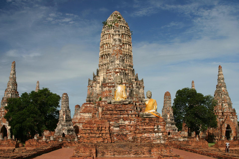 Banguecoque: Viagem de 1 dia a Ayutthaya com almoço e serviço de busca no hotel