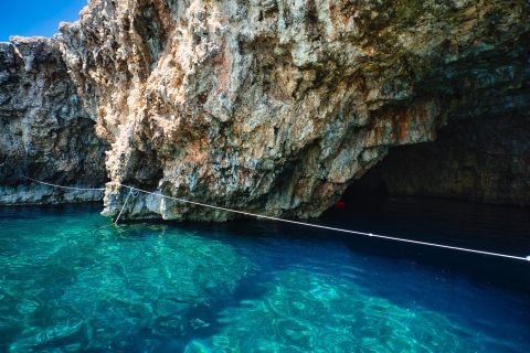 De Hvar: excursion en groupe dans les grottes bleues et vertesDe Hvar: visite du groupe Blue & Green Cave