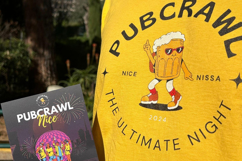 Nizza: Pub/Bar Crawl con shottini gratuiti e ingresso ai locali notturniBello: Pub/Bar Crawl con shottini gratuiti e ingresso ai locali notturni