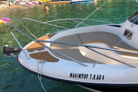 Private Speedboat Tour auf Zakynthos (bis zu 7 Personen)Private Speedboat Tour zu den Blauen Höhlen und Xygia