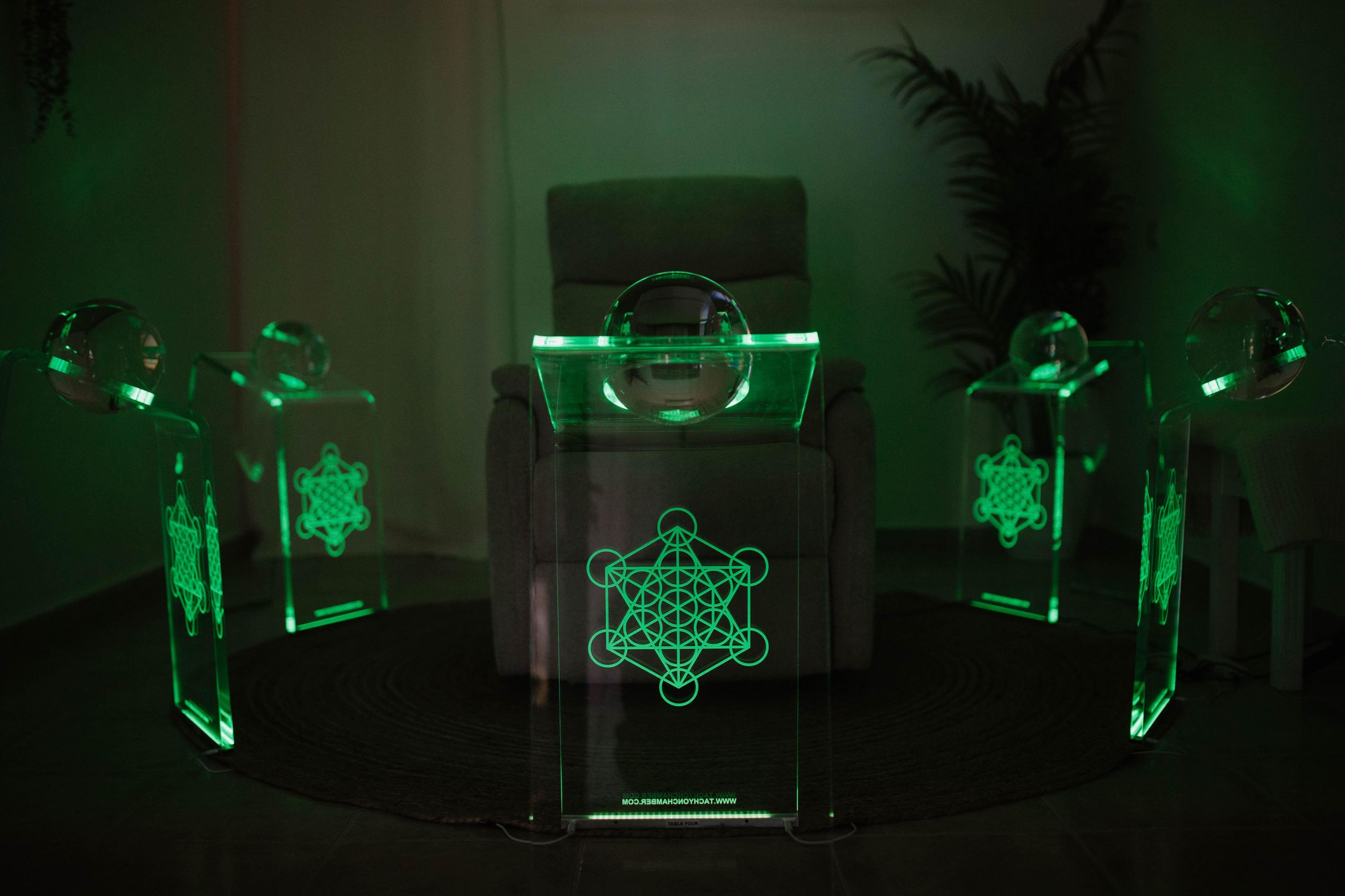 Sitzung im Tachyone Med Bett