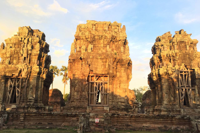 Sunset Drinks with Canapés at Phnom Krom Temple Hilltop
