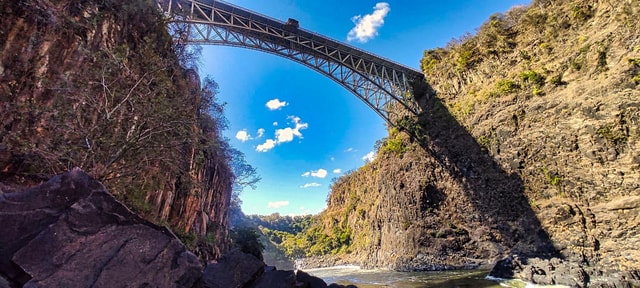 Guided Hike under the Bridge into the Zambezi Gorge