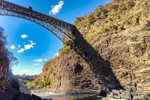 Guided Hike under the Bridge into the Zambezi Gorge Victoria Falls: Gorge Hike under the Bridge