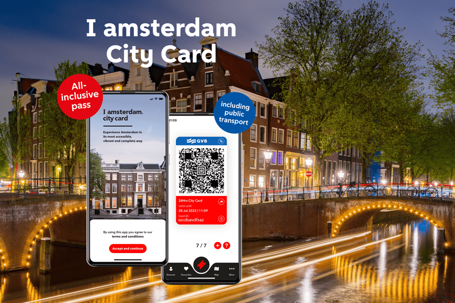 Amsterdam: City Card mit freiem Eintritt und öffentlichen Verkehrsmitteln. Foto: GetYourGuide
