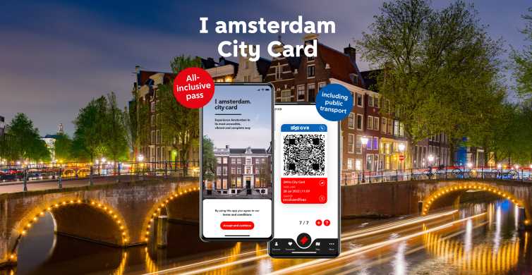 Amsterdam: Mestská karta s bezplatným vstupom a verejnou dopravou