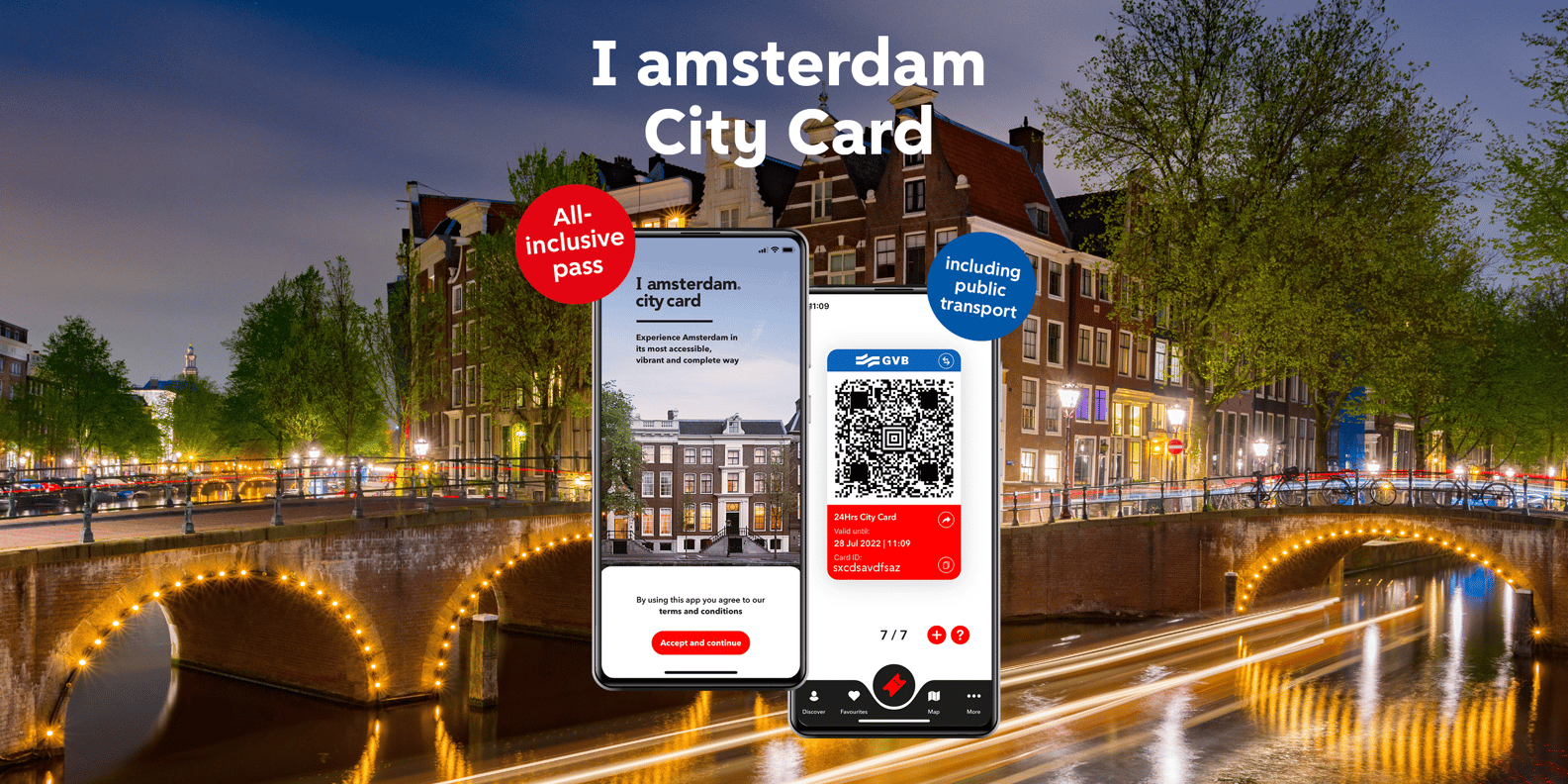 Амстердам: City Card с бесплатными билетами и общественным транспортом |  GetYourGuide