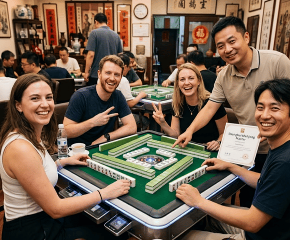 【ChinaGem】Shanghai Mahjong Class w/ Instructor & Drinks