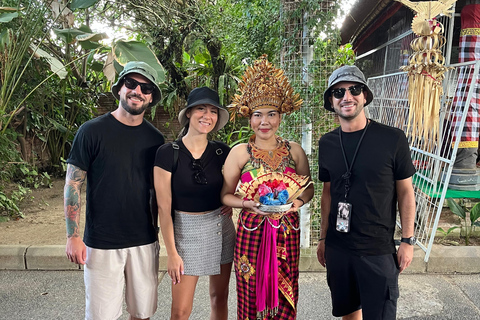 Watching Barong dance, visit Balinese house and purification