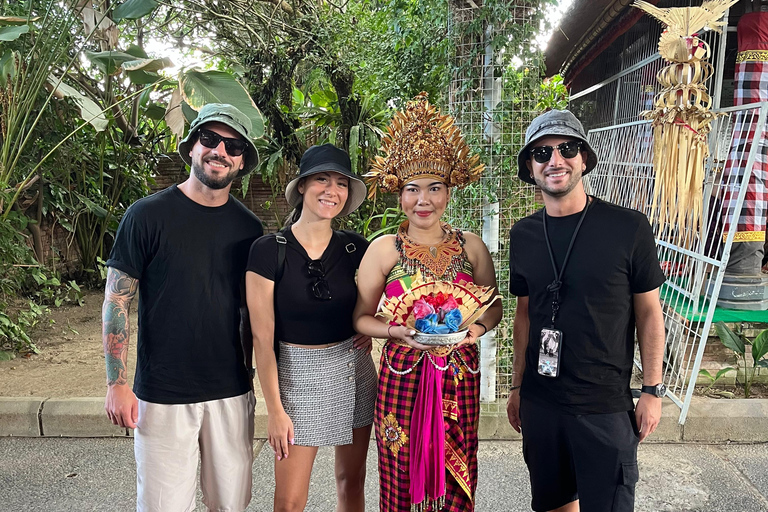 Watching Barong dance, visit Balinese house and purification