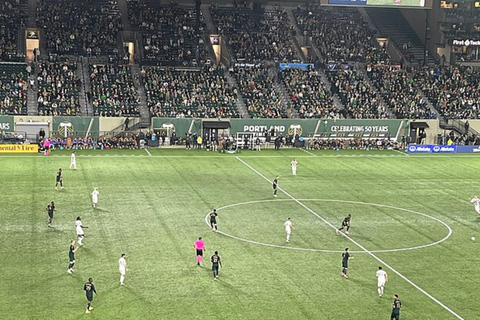 Portland Timbers Football Game at Providence Park Longside Lower - Central