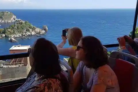 Taormina: Hop-On Hop-Off-bussrundtur