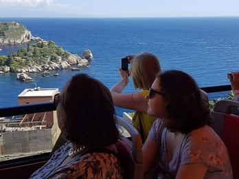 Taormina: Hop-On Hop-Off Bus Tour