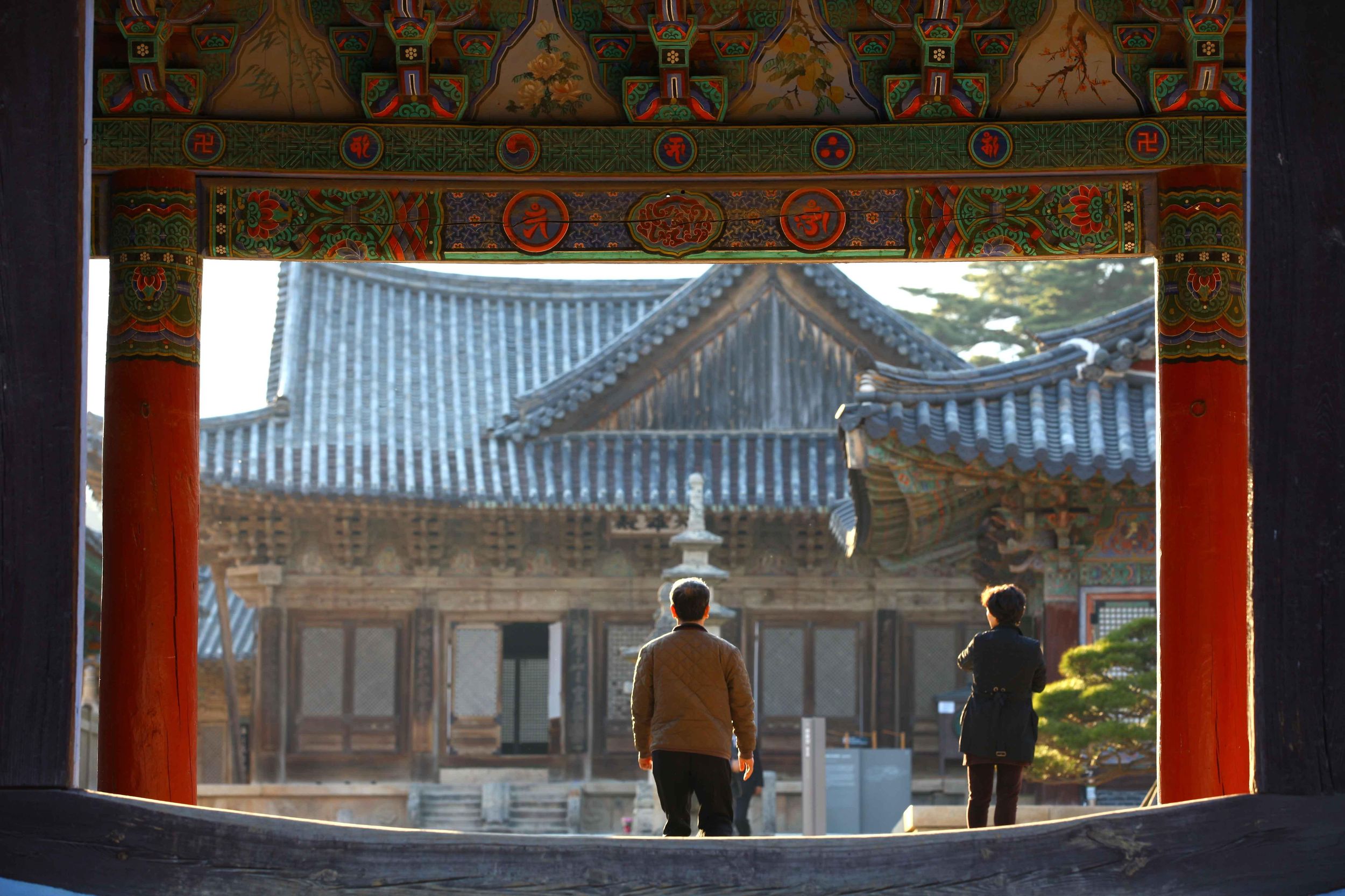 Ab Busan: Private Halbtagestour zum UNESCO-Weltkulturerbe Tongdosa mit Gourmet-Erlebnis