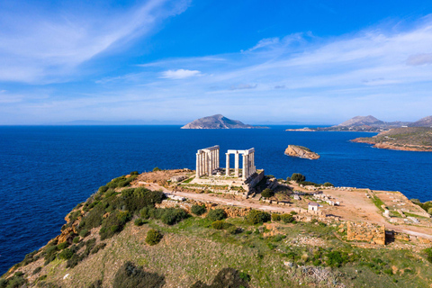 Atene: Tour contro il jet lag a Sounio - Trasferimento privato