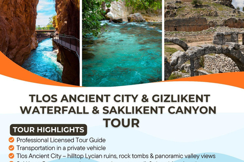 Fethiye Small-Group Tour: Tlos, Saklıkent Gorge, Gizlikent