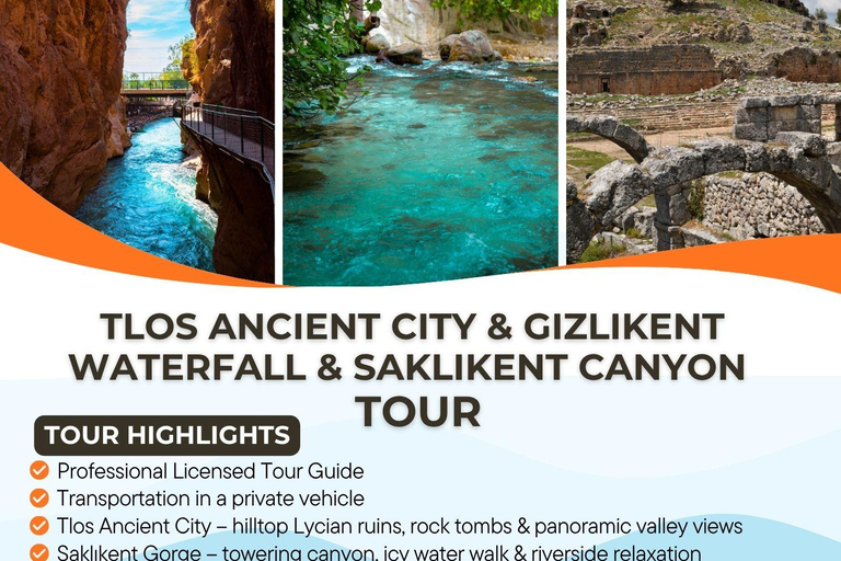 Fethiye Small-Group Tour: Tlos, Saklıkent Gorge, Gizlikent