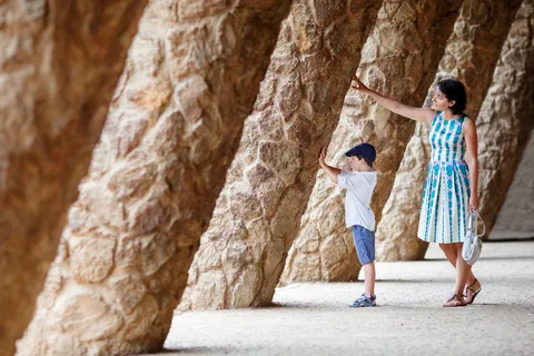 Privat guidet familie byvandring i Barcelona