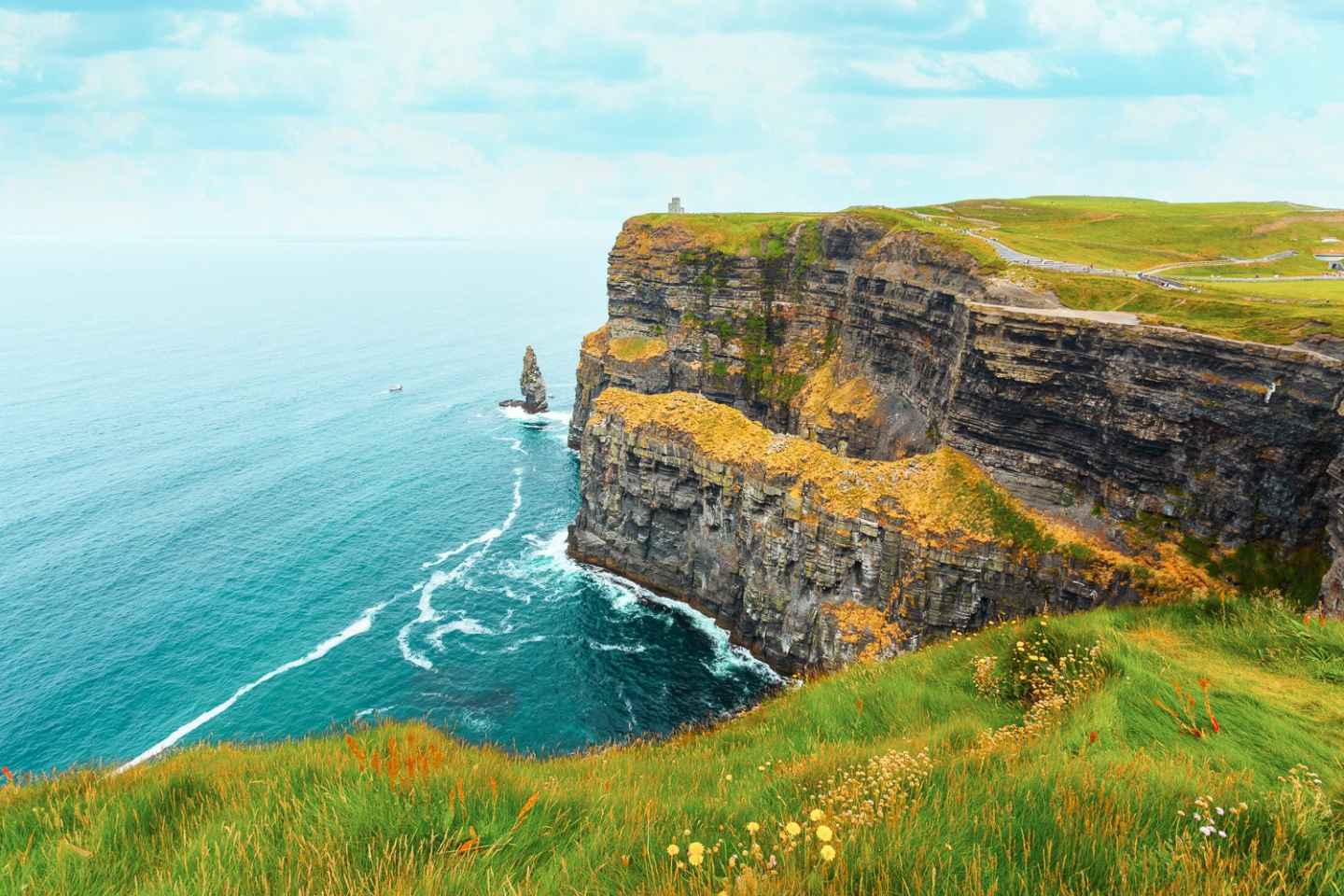 Ab Dublin: Cliffs of Moher, Kilmacduagh & Galway Tagestour