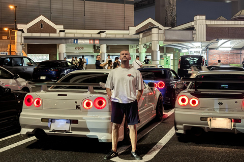 【R34】Tokyo：Private Daikoku tour in Modified R34 Midnight Umihotaru Tour