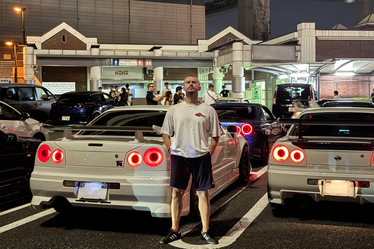 【R34】Tokyo：Private Daikoku tour in Modified R34 Midnight Umihotaru Tour
