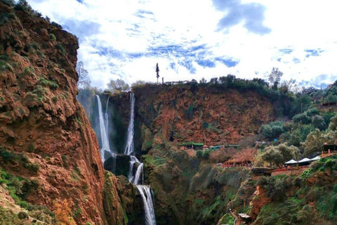 De Marrakech: Viagem de 1 dia para as cachoeiras de Ouzoud